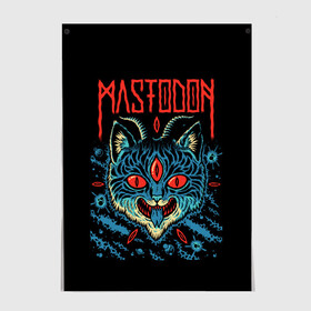 Постер с принтом Mastodon в Курске, 100% бумага
 | бумага, плотность 150 мг. Матовая, но за счет высокого коэффициента гладкости имеет небольшой блеск и дает на свету блики, но в отличии от глянцевой бумаги не покрыта лаком | leviathan | mastodon | metal | sludge metal | stoner | грув метал | группы | мастодон | метал | музыка | рок