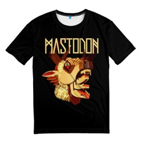 Мужская футболка 3D с принтом Mastodon в Курске, 100% полиэфир | прямой крой, круглый вырез горловины, длина до линии бедер | leviathan | mastodon | metal | sludge metal | stoner | грув метал | группы | мастодон | метал | музыка | рок