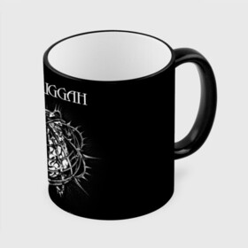 Кружка с полной запечаткой с принтом Meshuggah в Курске, керамика | ёмкость 330 мл | djent | jens kidman | meshuggah | metal | грув метал | группы | метал | мешуга | музыка | рок
