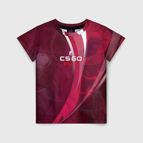 Детская футболка 3D с принтом cs:go - Ruby (Рубин) в Курске, 100% гипоаллергенный полиэфир | прямой крой, круглый вырез горловины, длина до линии бедер, чуть спущенное плечо, ткань немного тянется | 0x000000123 | csgo | ruby | ксго | рубин