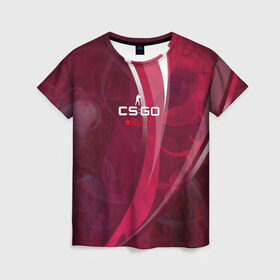 Женская футболка 3D с принтом cs:go - Ruby (Рубин) в Курске, 100% полиэфир ( синтетическое хлопкоподобное полотно) | прямой крой, круглый вырез горловины, длина до линии бедер | 0x000000123 | csgo | ruby | ксго | рубин