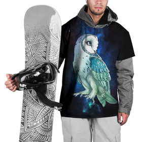 Накидка на куртку 3D с принтом космическая сова в Курске, 100% полиэстер |  | Тематика изображения на принте: owl | галактика | звезды | космос | млечный путь | ночь | птица | сова | филин