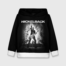 Детская толстовка 3D с принтом Nickelback в Курске, 100% полиэстер | двухслойный капюшон со шнурком для регулировки, мягкие манжеты на рукавах и по низу толстовки, спереди карман-кенгуру с мягким внутренним слоем | dark horse | feed the machine | nickelback | no fixed adress | группы | метал | музыка | никлбэк | рок | хард рок | чед крюгер