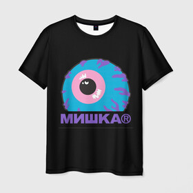 Мужская футболка 3D с принтом Mishka NYC в Курске, 100% полиэфир | прямой крой, круглый вырез горловины, длина до линии бедер | addict | keep watch | mishka | mishkanyc | nyc | ski patrol crewneck | tessa violet | бренд | мишка | стритвер | тесса виолет | уличная мода | урбан стаил