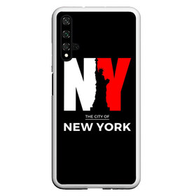 Чехол для Honor 20 с принтом New York City в Курске, Силикон | Область печати: задняя сторона чехла, без боковых панелей | america | city | large | liberty | new york | sculpture | statue | symbol | usa | америка | большие | буквы | город | графика | жизни | иллюстрация | искусство | мода | нью йорк | рисунок | свободы | силуэт | символ | скульптура | статуя