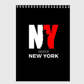 Скетчбук с принтом New York City в Курске, 100% бумага
 | 48 листов, плотность листов — 100 г/м2, плотность картонной обложки — 250 г/м2. Листы скреплены сверху удобной пружинной спиралью | america | city | large | liberty | new york | sculpture | statue | symbol | usa | америка | большие | буквы | город | графика | жизни | иллюстрация | искусство | мода | нью йорк | рисунок | свободы | силуэт | символ | скульптура | статуя