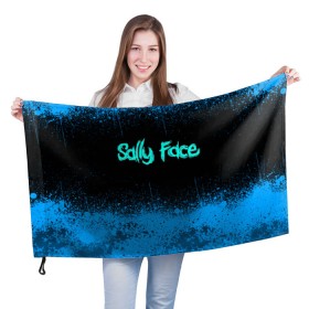 Флаг 3D с принтом Sally Face (19) в Курске, 100% полиэстер | плотность ткани — 95 г/м2, размер — 67 х 109 см. Принт наносится с одной стороны | Тематика изображения на принте: face | fisher | larry johnson | mask | sally | sally face | sally fisher | демоны | духи | маска | призраки | салли | салли фейс | салли фишер | фейс