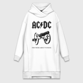 Платье-худи хлопок с принтом AC DC в Курске,  |  | ac dc | acdc | группы | метал | музыка | рок | хард рок | эйси диси | эйсидиси