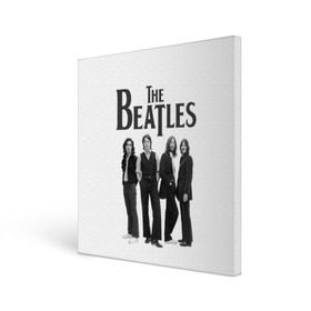 Холст квадратный с принтом The Beatles в Курске, 100% ПВХ |  | beatles | the beatles | битлз | битлс | битлы | группы | джон леннон | джордж харрисон | легенды | музыка | пол маккартни | ринго старр | рок