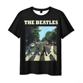 Мужская футболка 3D с принтом The Beatles в Курске, 100% полиэфир | прямой крой, круглый вырез горловины, длина до линии бедер | Тематика изображения на принте: beatles | the beatles | битлз | битлс | битлы | группы | джон леннон | джордж харрисон | легенды | музыка | пол маккартни | ринго старр | рок