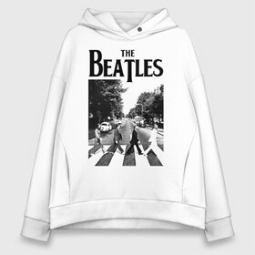 Женское худи Oversize хлопок с принтом The Beatles в Курске, френч-терри — 70% хлопок, 30% полиэстер. Мягкий теплый начес внутри —100% хлопок | боковые карманы, эластичные манжеты и нижняя кромка, капюшон на магнитной кнопке | beatles | the beatles | битлз | битлс | битлы | группы | джон леннон | джордж харрисон | легенды | музыка | пол маккартни | ринго старр | рок