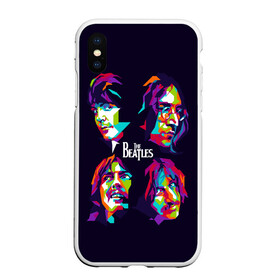 Чехол для iPhone XS Max матовый с принтом The Beatles в Курске, Силикон | Область печати: задняя сторона чехла, без боковых панелей | beatles | the beatles | битлз | битлс | битлы | группы | джон леннон | джордж харрисон | легенды | музыка | пол маккартни | ринго старр | рок