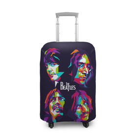 Чехол для чемодана 3D с принтом The Beatles в Курске, 86% полиэфир, 14% спандекс | двустороннее нанесение принта, прорези для ручек и колес | beatles | the beatles | битлз | битлс | битлы | группы | джон леннон | джордж харрисон | легенды | музыка | пол маккартни | ринго старр | рок