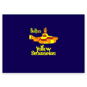 Поздравительная открытка с принтом The Beatles. Yellow Submarine в Курске, 100% бумага | плотность бумаги 280 г/м2, матовая, на обратной стороне линовка и место для марки
 | Тематика изображения на принте: beatles | the beatles | yellow submarine | битлз | битлс | битлы | группы | джон леннон | джордж харрисон | легенды | музыка | пол маккартни | ринго старр | рок