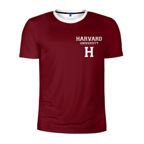 Мужская футболка 3D спортивная с принтом Harvard University в Курске, 100% полиэстер с улучшенными характеристиками | приталенный силуэт, круглая горловина, широкие плечи, сужается к линии бедра | harvard university | usa | америка | вуз | гарвард | колледж | образование | студенты | сша | университет | школа