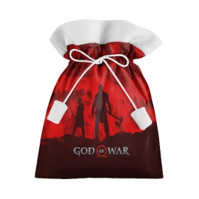 Подарочный 3D мешок с принтом GOD of WAR в Курске, 100% полиэстер | Размер: 29*39 см | Тематика изображения на принте: 
