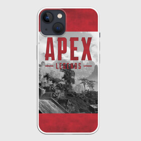 Чехол для iPhone 13 с принтом APEX LEGENDS (2 стороны) в Курске,  |  | apex | legend | legends | titanfall | апекс | арех | бангалор | бладхаунд | верхушки | гибралтар | каустик | лайфлайн | легенда | легенды | ледженд | леджендс | мираж | орех | рэйф | титанфол