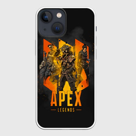 Чехол для iPhone 13 mini с принтом Apex legends в Курске,  |  | apex | apex legends | battle royale | br | games | new | titanfall | ttf | апекс легенд | бангалор | батл рояль | бладхаунд | игры | каустик | лайфлайн | мираж | рэйф | тайтанфол | титанфол