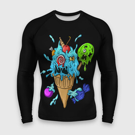 Мужской рашгард 3D с принтом Мороженое Монстр в Курске,  |  | candy | ice cream | marshmallow | monster | monsters | oreo | sweets | zombie | зомби | леденец | леденцы | маршмеллоу | монстр | монстры | мороженое | орео | сладости