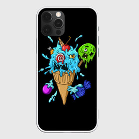 Чехол для iPhone 12 Pro Max с принтом Мороженое Монстр в Курске, Силикон |  | candy | ice cream | marshmallow | monster | monsters | oreo | sweets | zombie | зомби | леденец | леденцы | маршмеллоу | монстр | монстры | мороженое | орео | сладости