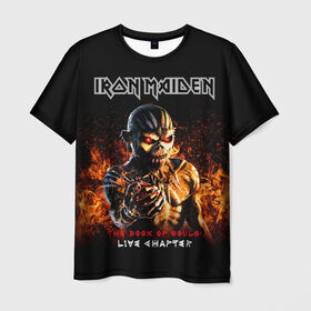 Мужская футболка 3D с принтом Iron Maiden в Курске, 100% полиэфир | прямой крой, круглый вырез горловины, длина до линии бедер | Тематика изображения на принте: heavy metal | iron maiden | metal | айрон мейден | группы | метал | музыка | рок | хеви метал