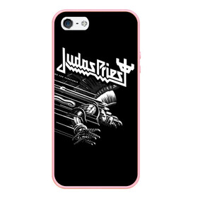 Чехол для iPhone 5/5S матовый с принтом Judas Priest в Курске, Силикон | Область печати: задняя сторона чехла, без боковых панелей | judas priest | metal | rock | группы | метал | музыка | рок | хард рок | хэви метал