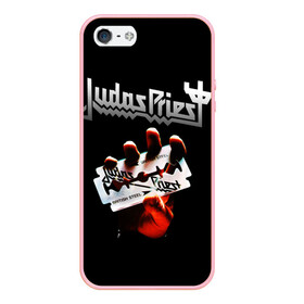 Чехол для iPhone 5/5S матовый с принтом Judas Priest в Курске, Силикон | Область печати: задняя сторона чехла, без боковых панелей | judas priest | metal | rock | группы | метал | музыка | рок | хард рок | хэви метал