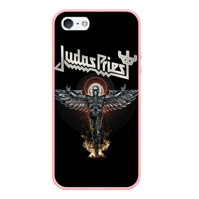 Чехол для iPhone 5/5S матовый с принтом Judas Priest в Курске, Силикон | Область печати: задняя сторона чехла, без боковых панелей | judas priest | metal | rock | группы | метал | музыка | рок | хард рок | хэви метал