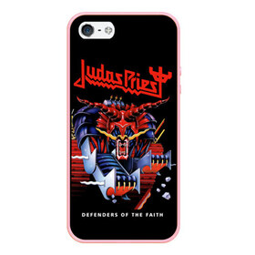 Чехол для iPhone 5/5S матовый с принтом Judas Priest в Курске, Силикон | Область печати: задняя сторона чехла, без боковых панелей | judas priest | metal | rock | группы | метал | музыка | рок | хард рок | хэви метал