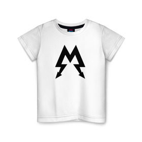 Детская футболка хлопок с принтом METRO СПАРТА в Курске, 100% хлопок | круглый вырез горловины, полуприлегающий силуэт, длина до линии бедер | 