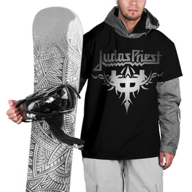 Накидка на куртку 3D с принтом Judas Priest в Курске, 100% полиэстер |  | Тематика изображения на принте: judas priest | metal | rock | группы | метал | музыка | рок | хард рок | хэви метал