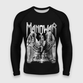 Мужской рашгард 3D с принтом Manowar в Курске,  |  | heavy metal | manowar | power metal | группы | метал | музыка | пауэр метал | рок | хеви метал