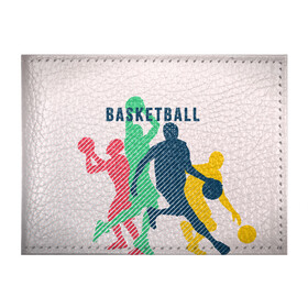 Обложка для студенческого билета с принтом Баскетбол в Курске, натуральная кожа | Размер: 11*8 см; Печать на всей внешней стороне | баскет | баскетбол | вип | дизайн | люди | мяч | новинка | спорт | спортсмен | топ | тренд | человек