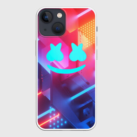 Чехол для iPhone 13 mini с принтом Marshmello в Курске,  |  | christopher comstock | dj | marshmello | music | диджей | клубная музыка | клубняк | крис комсток | логотип | маршмэллоу | музыка