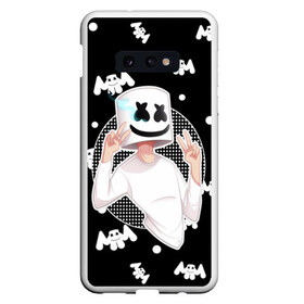 Чехол для Samsung S10E с принтом Marshmello в Курске, Силикон | Область печати: задняя сторона чехла, без боковых панелей | alone | beautiful now | disc | dj | jockey | marshmallow | американский | диджей | дискотека | маршмэллоу | продюсер