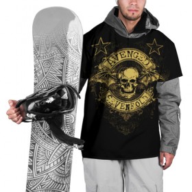 Накидка на куртку 3D с принтом Avenged Sevenfold в Курске, 100% полиэстер |  | a7x | avenged sevenfold | heavy metal | metal | группы | метал | музыка | прогрессивный метал | рок | хард рок | хэви метал