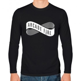 Мужской лонгслив хлопок с принтом Arcade Fire в Курске, 100% хлопок |  | Тематика изображения на принте: arcade fire | music | rock | арт рок | группы | инди | музыка | пост панк | рок