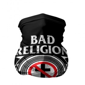 Бандана-труба 3D с принтом Bad Religion в Курске, 100% полиэстер, ткань с особыми свойствами — Activecool | плотность 150‒180 г/м2; хорошо тянется, но сохраняет форму | bad religion | hardcore | punk | группы | музыка | панк | панк рок | рок