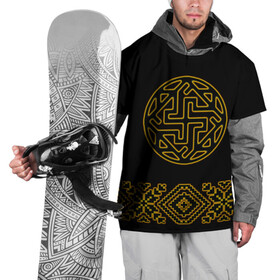 Накидка на куртку 3D с принтом символ валькирии в Курске, 100% полиэстер |  | ethnic | folk | runes | slav | валькирия | руны | русь | славяне | фолк | фольклор | этника | этно | язычество