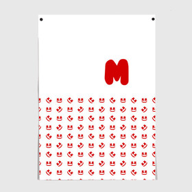 Постер с принтом MARSHMELLO в Курске, 100% бумага
 | бумага, плотность 150 мг. Матовая, но за счет высокого коэффициента гладкости имеет небольшой блеск и дает на свету блики, но в отличии от глянцевой бумаги не покрыта лаком | marsh | marshmallow | marshmello | marshmelo | mello | music | smile | диджей | лого | маршмеллов | маршмеллоу | маршмеллу | маршмело | маршмелов | маршмелоу | музыка | музыкант | рожица | трэп | улыбка | хаус