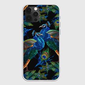 Чехол для iPhone 12 Pro Max с принтом Павлины в Курске, Силикон |  | birds | exotic | jungle | pal | peacocks | tropical | акварель | ветки | вышивка | геометрический | графика | джунгли | иллюстрация | картинка | мода | молодежная | орнамент | павлины | пальмы | перья | птицы | рисунок