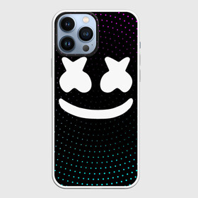 Чехол для iPhone 13 Pro Max с принтом MARSHMELLO Black в Курске,  |  | black | marsh | marshmallow | marshmello | marshmelo | mello | music | smile | диджей | лого | маршмеллов | маршмеллоу | маршмеллу | маршмело | маршмелов | маршмелоу | музыка | музыкант | трэп | улыбка | хаус