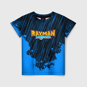Детская футболка 3D с принтом RAYMAN LEGENDS в Курске, 100% гипоаллергенный полиэфир | прямой крой, круглый вырез горловины, длина до линии бедер, чуть спущенное плечо, ткань немного тянется | Тематика изображения на принте: legends rayman. | rayman | rayman legends | rayman legends ps4 | rayman origins