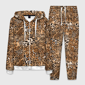 Мужской костюм 3D с принтом Леопард в Курске, 100% полиэстер | Манжеты и пояс оформлены тканевой резинкой, двухслойный капюшон со шнурком для регулировки, карманы спереди | camouflage | cat | disguise | fashion | illustration | jungle | leopard | predator | skin | spots | style | wild | youth | графика | джунгли | дикий | иллюстрация | камуфляж | картинка | кошка | леопард | маскировка | мода | молодежная | пятна | рисунок |