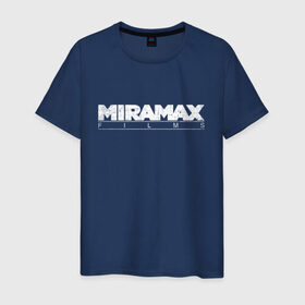 Мужская футболка хлопок с принтом MIRAMAX FILM_ в Курске, 100% хлопок | прямой крой, круглый вырез горловины, длина до линии бедер, слегка спущенное плечо. | Тематика изображения на принте: miramax film | киностудия | мирамакс