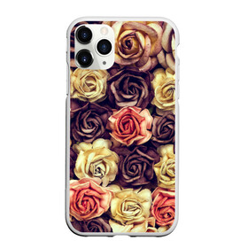 Чехол для iPhone 11 Pro матовый с принтом Шоколадные розы в Курске, Силикон |  | Тематика изображения на принте: бабушке | девочке | девушке | дочке | желтые цветы | женщине | маме | подруге | природа | розовые цветы | розы | сестре | теще | тюльпаны | цветы