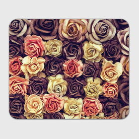 Коврик прямоугольный с принтом Шоколадные розы в Курске, натуральный каучук | размер 230 х 185 мм; запечатка лицевой стороны | бабушке | девочке | девушке | дочке | желтые цветы | женщине | маме | подруге | природа | розовые цветы | розы | сестре | теще | тюльпаны | цветы
