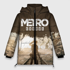Женская зимняя куртка 3D с принтом METRO EXODUS - Пустыня в Курске, верх — 100% полиэстер; подкладка — 100% полиэстер; утеплитель — 100% полиэстер | длина ниже бедра, силуэт Оверсайз. Есть воротник-стойка, отстегивающийся капюшон и ветрозащитная планка. 

Боковые карманы с листочкой на кнопках и внутренний карман на молнии | Тематика изображения на принте: 2033 | artem | exodus | fps | game | games | last | light | metro | moscow | russia | shooter | stalker | winter | артем | зима | игра | игры | исход | метро | москва | последнее | россия | сталкер | убежище | шутер