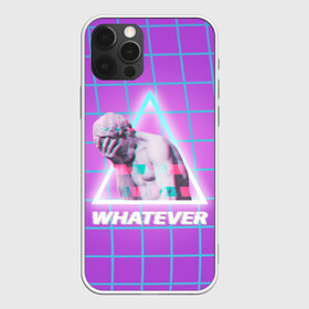 Чехол для iPhone 12 Pro Max с принтом Whatever / Наплевать в Курске, Силикон |  | 3d | 3д | drunk | facepalm | glitch | neon | pop art | purple | stereo | tmblr | tumbler | web | webpunk | веб | вебпанк | глич | дранк | неон | перпл | поп арт | стерео | тамблер | тмблр | фейспалм