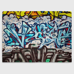Плед 3D с принтом Graffiti в Курске, 100% полиэстер | закругленные углы, все края обработаны. Ткань не мнется и не растягивается | grafity | paint | street art | urban | город | граффити | искусство | кирпичи | краски | рисунки | стена | улицы | уличное искусство